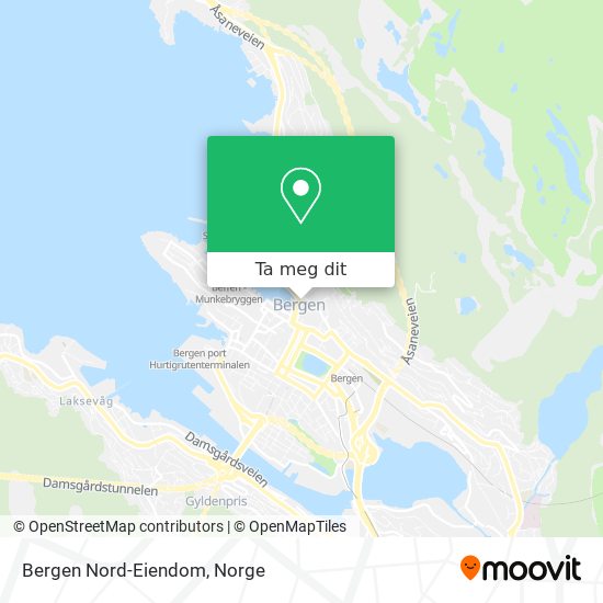 Bergen Nord-Eiendom kart