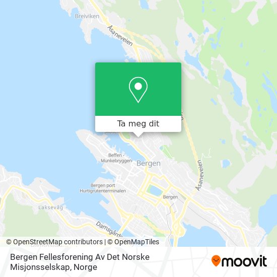 Bergen Fellesforening Av Det Norske Misjonsselskap kart