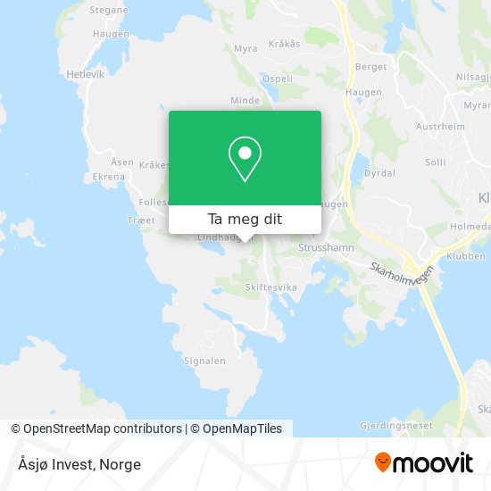 Åsjø Invest kart