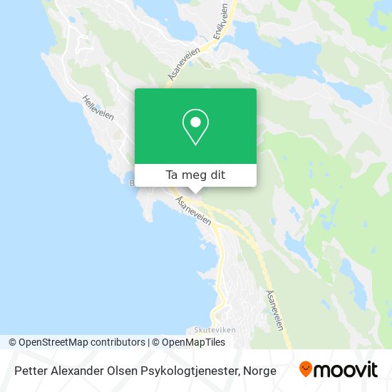 Petter Alexander Olsen Psykologtjenester kart