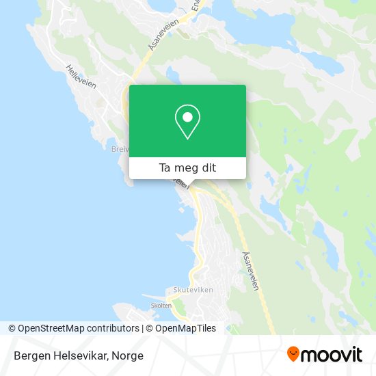 Bergen Helsevikar kart