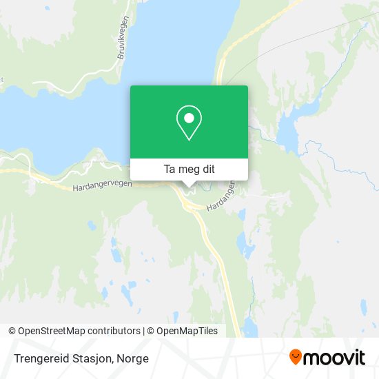 Trengereid Stasjon kart