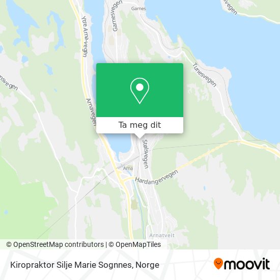 Kiropraktor Silje Marie Sognnes kart