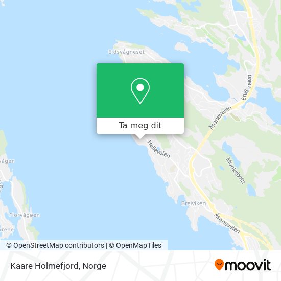Kaare Holmefjord kart