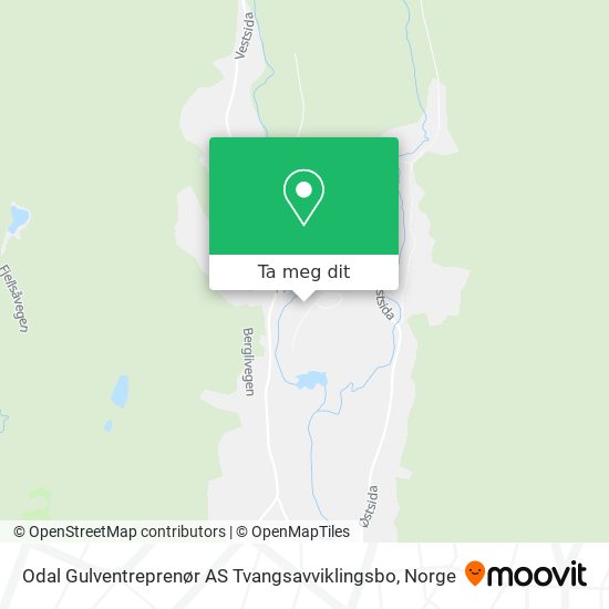 Odal Gulventreprenør AS Tvangsavviklingsbo kart