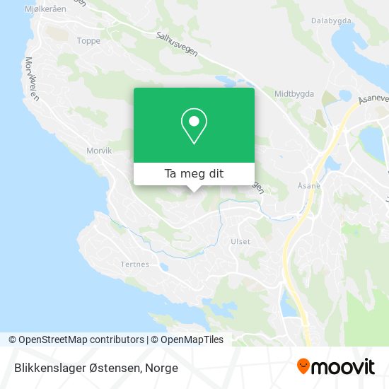 Blikkenslager Østensen kart