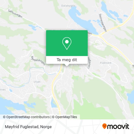 Møyfrid Fuglestad kart
