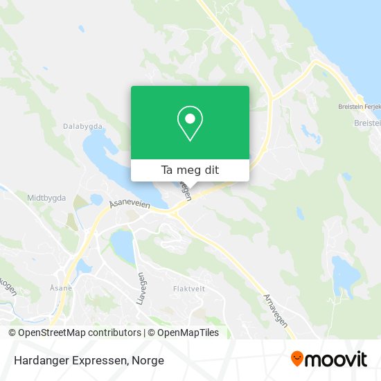 Hardanger Expressen kart
