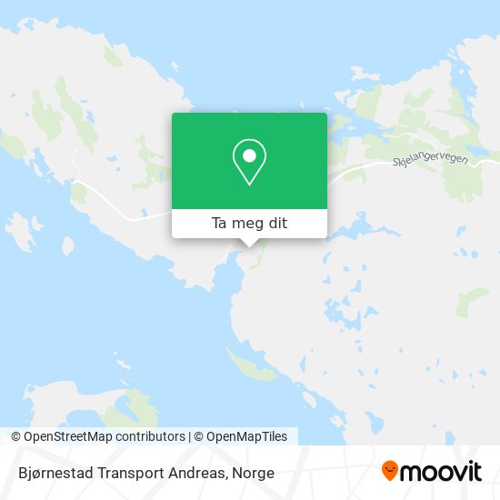 Bjørnestad Transport Andreas kart