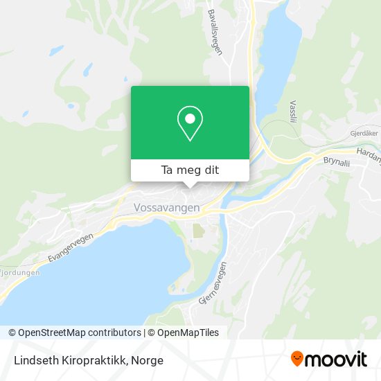 Lindseth Kiropraktikk kart