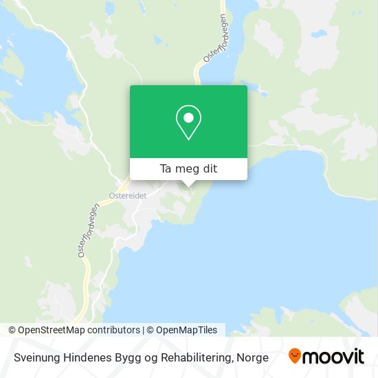 Sveinung Hindenes Bygg og Rehabilitering kart