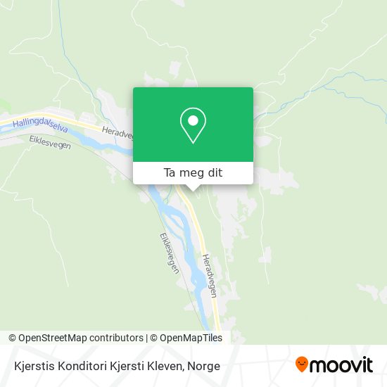Kjerstis Konditori Kjersti Kleven kart