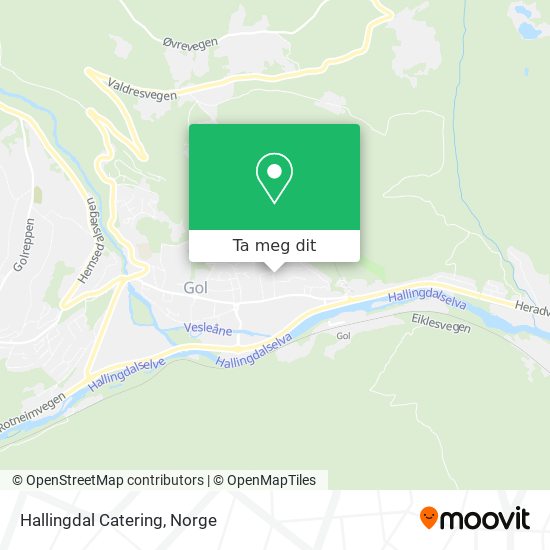 Hallingdal Catering kart