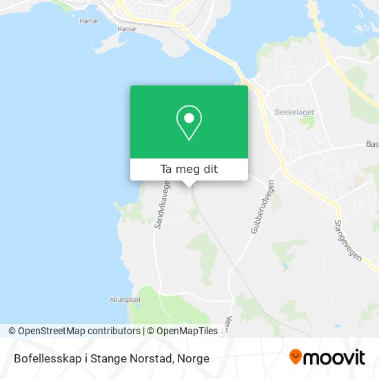 Bofellesskap i Stange Norstad kart