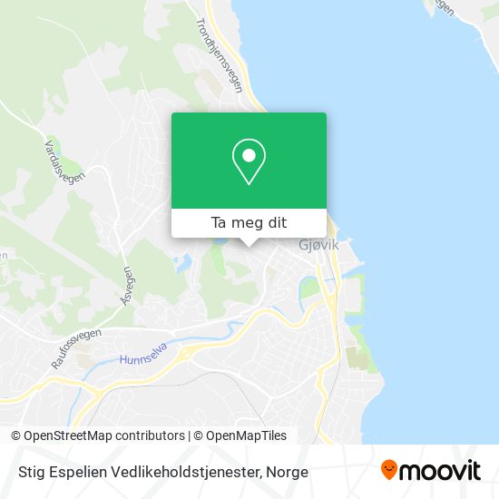 Stig Espelien Vedlikeholdstjenester kart