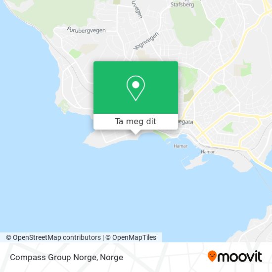 Compass Group Norge kart