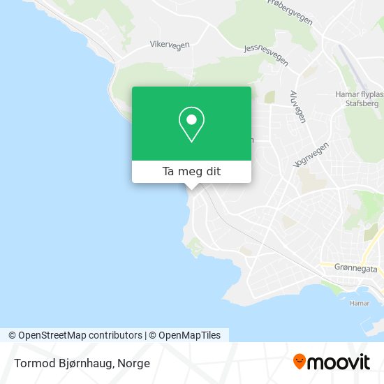 Tormod Bjørnhaug kart