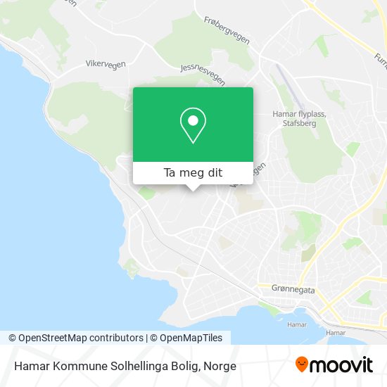Hamar Kommune Solhellinga Bolig kart