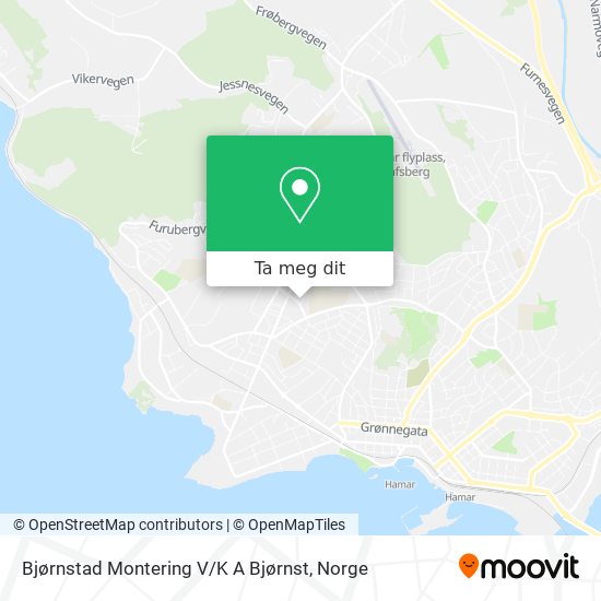 Bjørnstad Montering V / K A Bjørnst kart