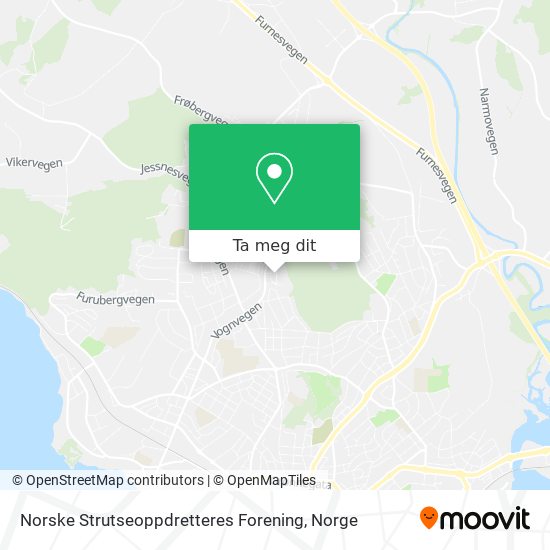 Norske Strutseoppdretteres Forening kart