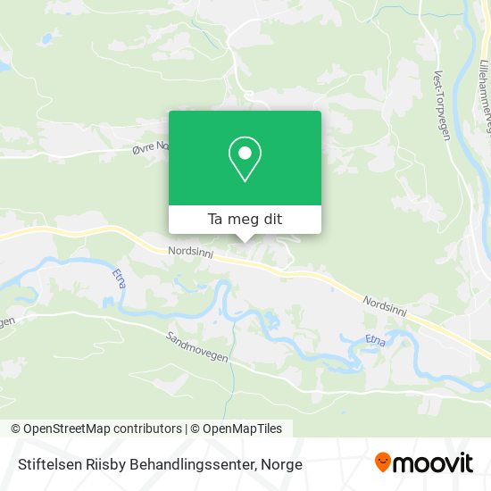 Stiftelsen Riisby Behandlingssenter kart
