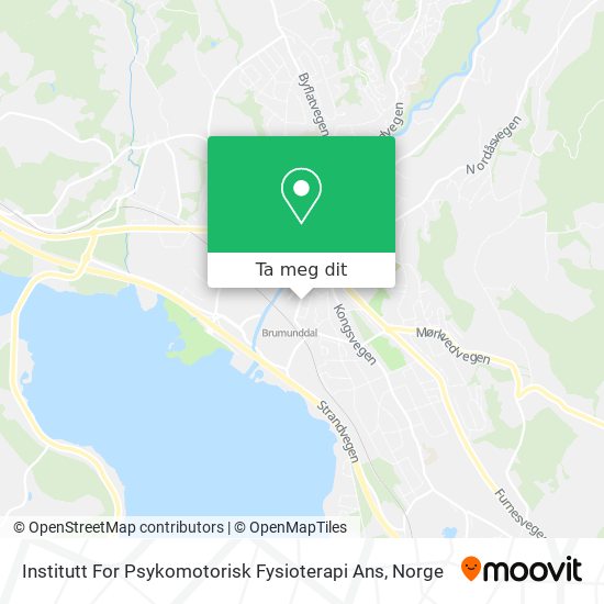 Institutt For Psykomotorisk Fysioterapi Ans kart