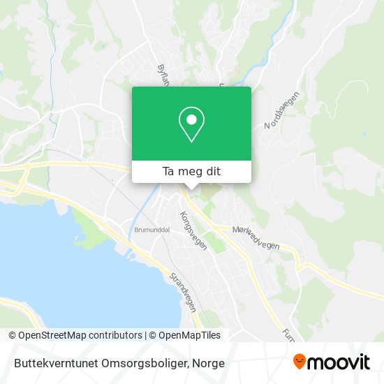 Buttekverntunet Omsorgsboliger kart