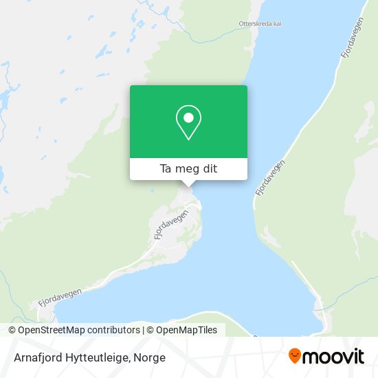 Arnafjord Hytteutleige kart