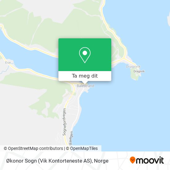 Økonor Sogn (Vik Kontorteneste AS) kart