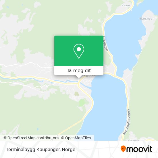 Terminalbygg Kaupanger kart