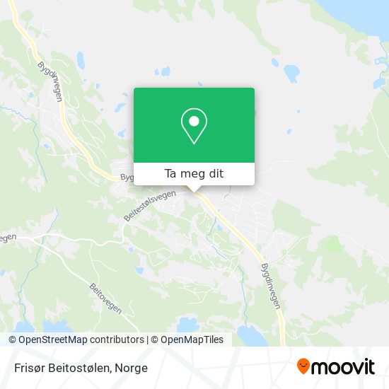 Frisør Beitostølen kart