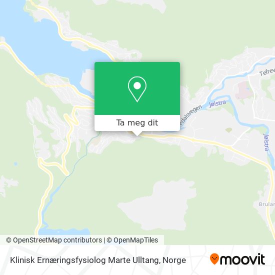 Klinisk Ernæringsfysiolog Marte Ulltang kart