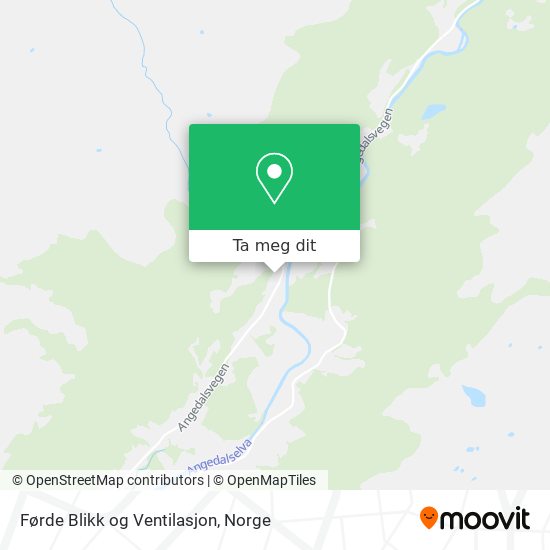 Førde Blikk og Ventilasjon kart