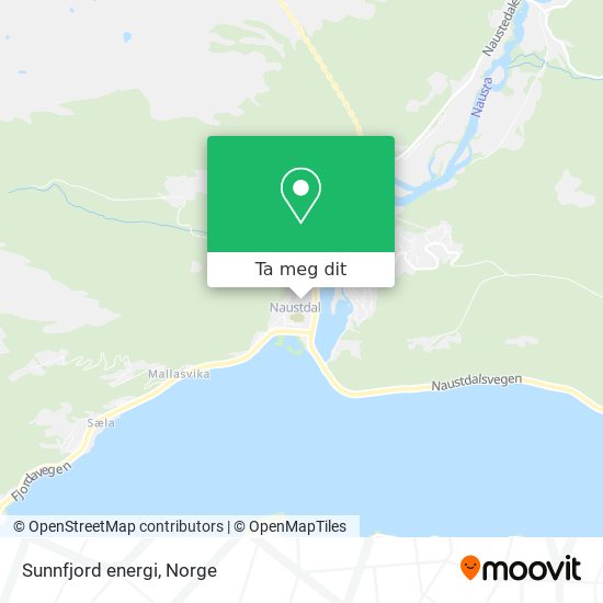 Sunnfjord energi kart