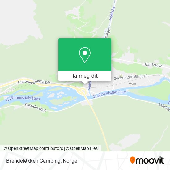 Brendeløkken Camping kart