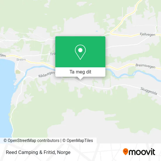 Reed Camping & Fritid kart