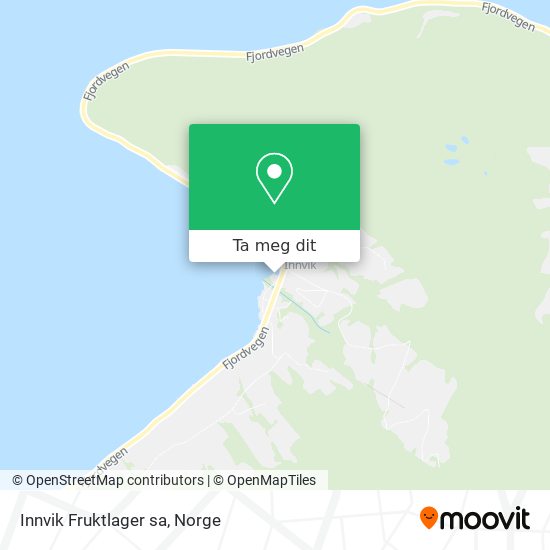 Innvik Fruktlager sa kart