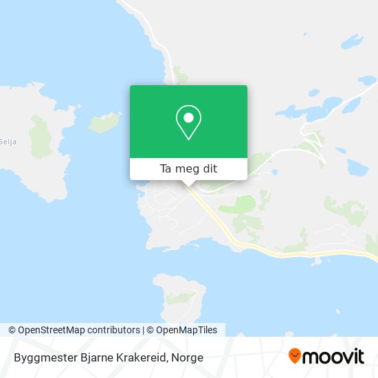 Byggmester Bjarne Krakereid kart
