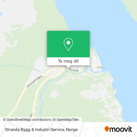 Stranda Bygg & Industri Service kart