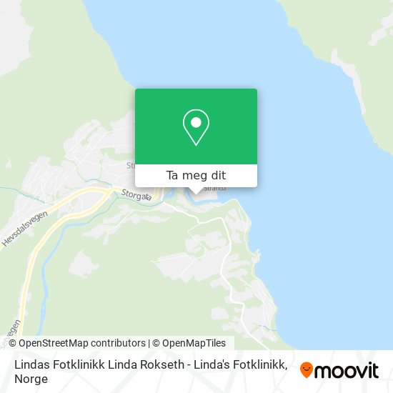 Lindas Fotklinikk Linda Rokseth - Linda's Fotklinikk kart