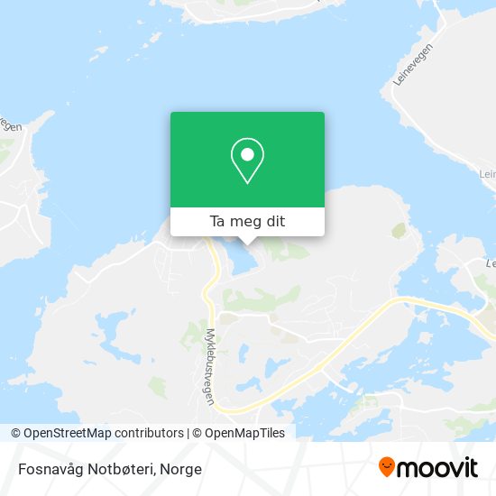 Fosnavåg Notbøteri kart