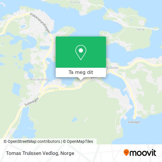 Tomas Trulssen Vedlog kart