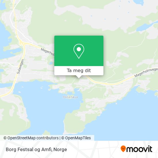 Borg Festsal og Amfi kart