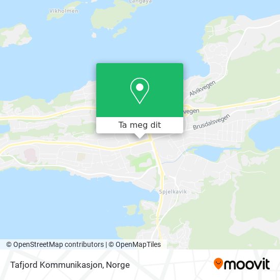 Tafjord Kommunikasjon kart