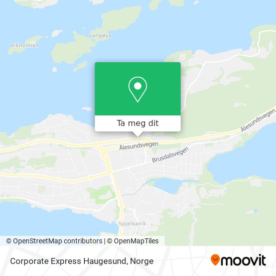 Corporate Express Haugesund kart