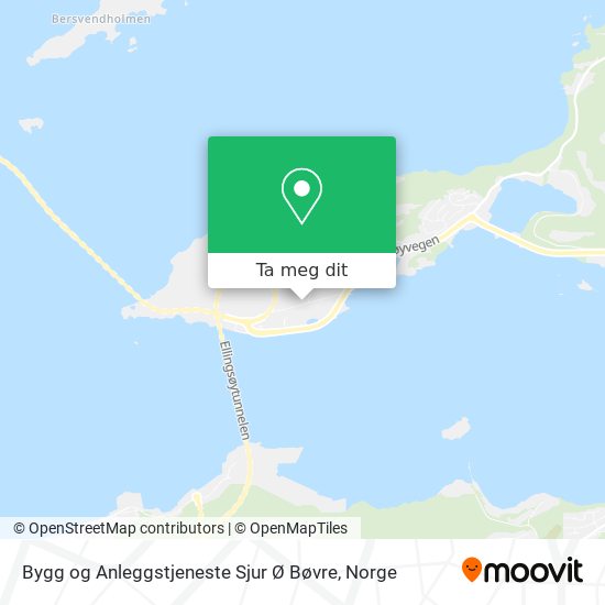 Bygg og Anleggstjeneste Sjur Ø Bøvre kart