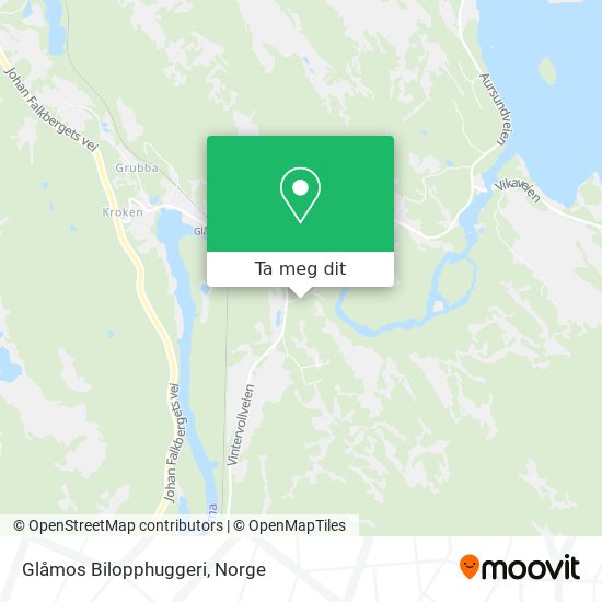 Glåmos Bilopphuggeri kart