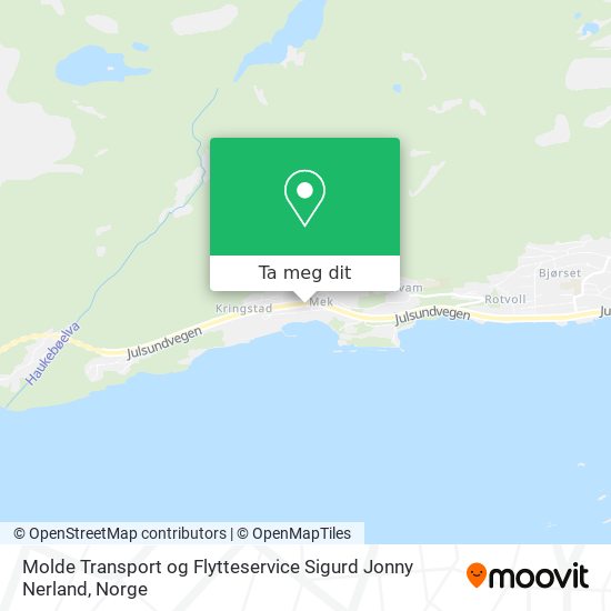 Molde Transport og Flytteservice Sigurd Jonny Nerland kart