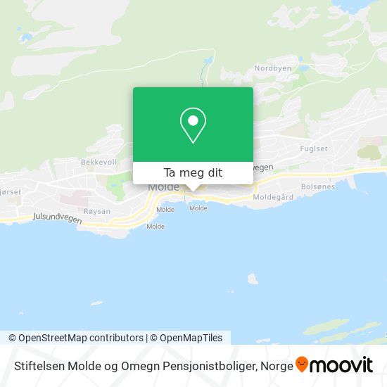 Stiftelsen Molde og Omegn Pensjonistboliger kart