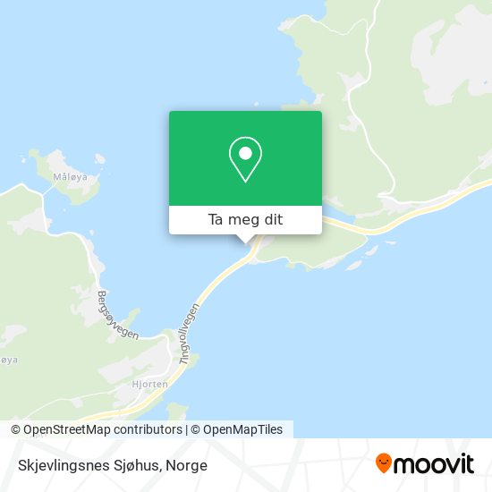 Skjevlingsnes Sjøhus kart